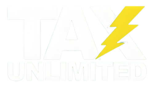 transparent logo tax unlimited