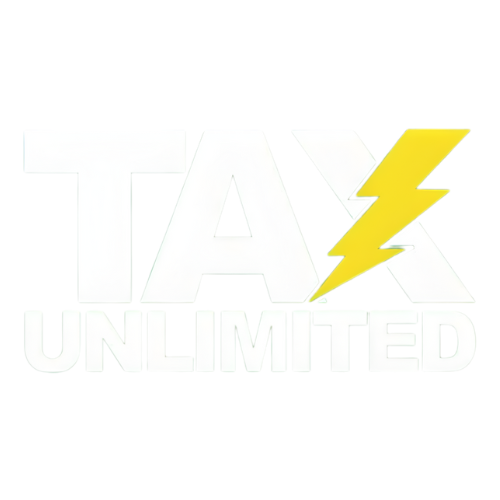 transparent logo tax unlimited
