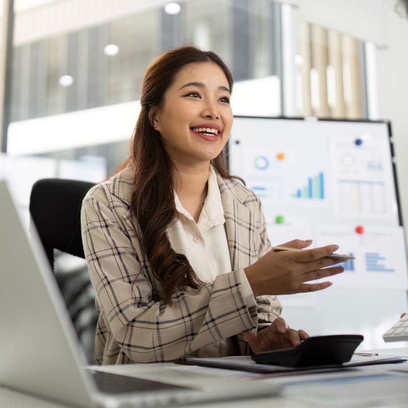 tax consultant giving advice to client